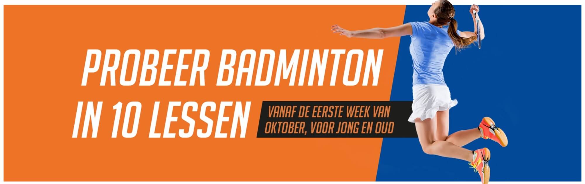 Probeer Badminton Actie